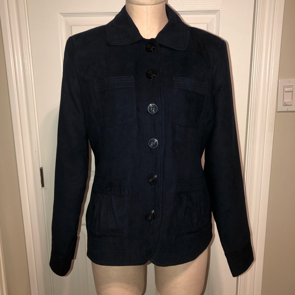 3/$40 Northern Reflections Navy Blue Jacket